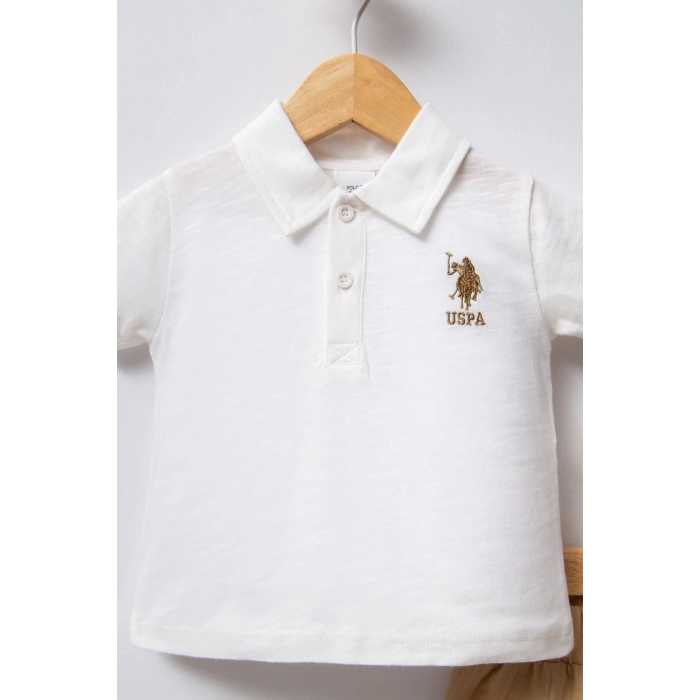 U.S POLO ASSN ERKEK BEBEK 2Lİ TAKIM - BEJ