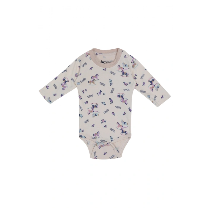 KIZ BEBEK UZUN KOL BODY - VANİLYA