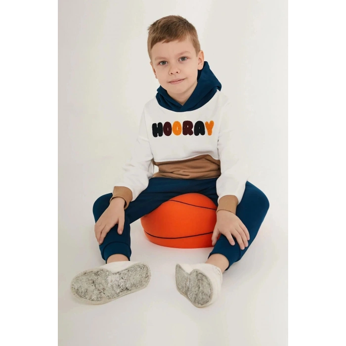 ERKEK ÇOCUK EŞOFMAN TAKIM - BEYAZ