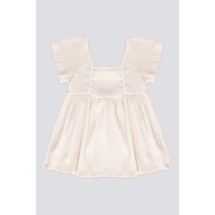 US POLO KIZ BEBEK 2 LI KISA KOL T-SHIRT TAKIM - BEJ