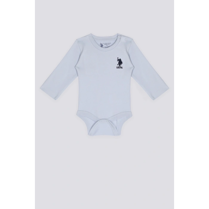 U.S POLO KIZ BEBEK UZUN KOL BODY - GÖKYÜZÜ