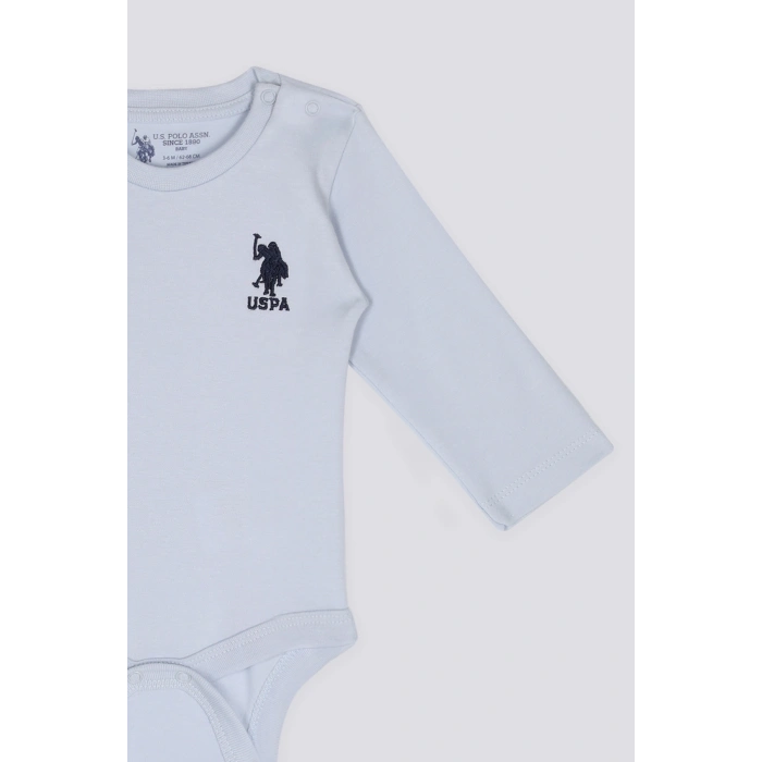 U.S POLO KIZ BEBEK UZUN KOL BODY - GÖKYÜZÜ