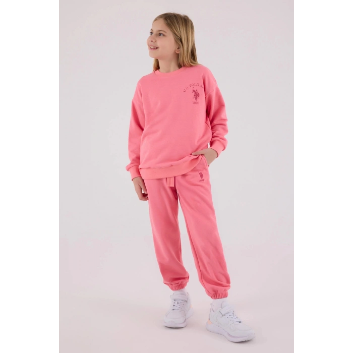 KIZ GARSON İKİLİ TAKIM - NEON PEMBE