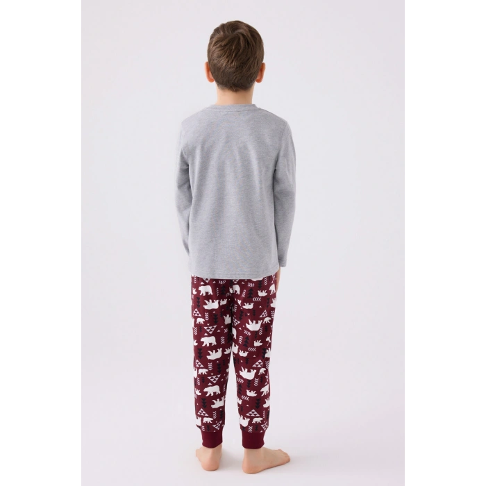 ARNETTA BABA OĞUL İKİLİ TAKIM - GRİ MELANJ