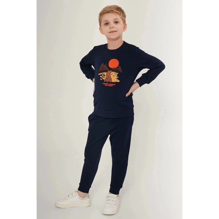 ERKEK ÇOCUK EŞOFMAN TAKIM - LACİVERT