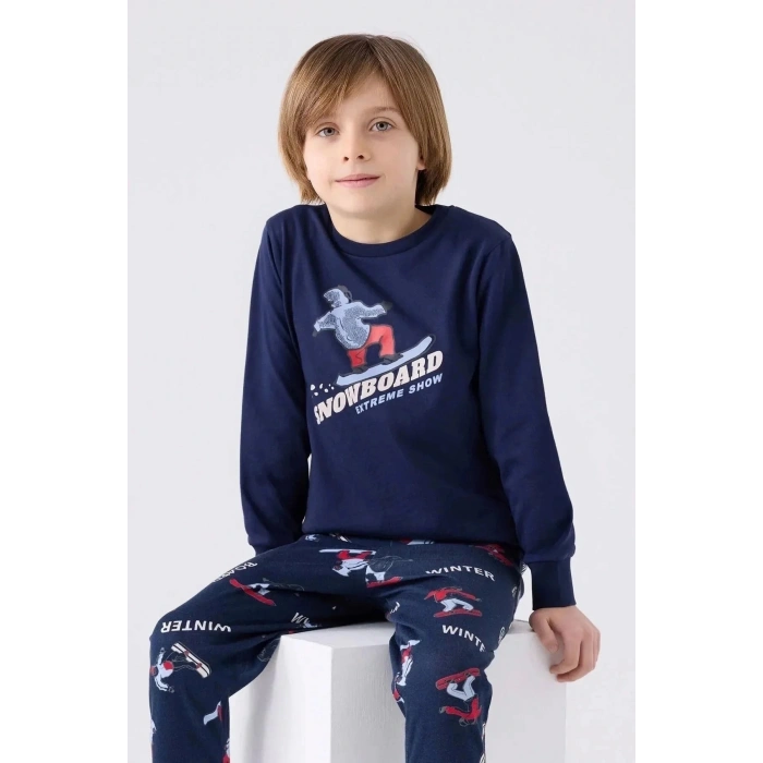 ERKEK ÇOCUK İKİLİ TAKIM - LACİVERT