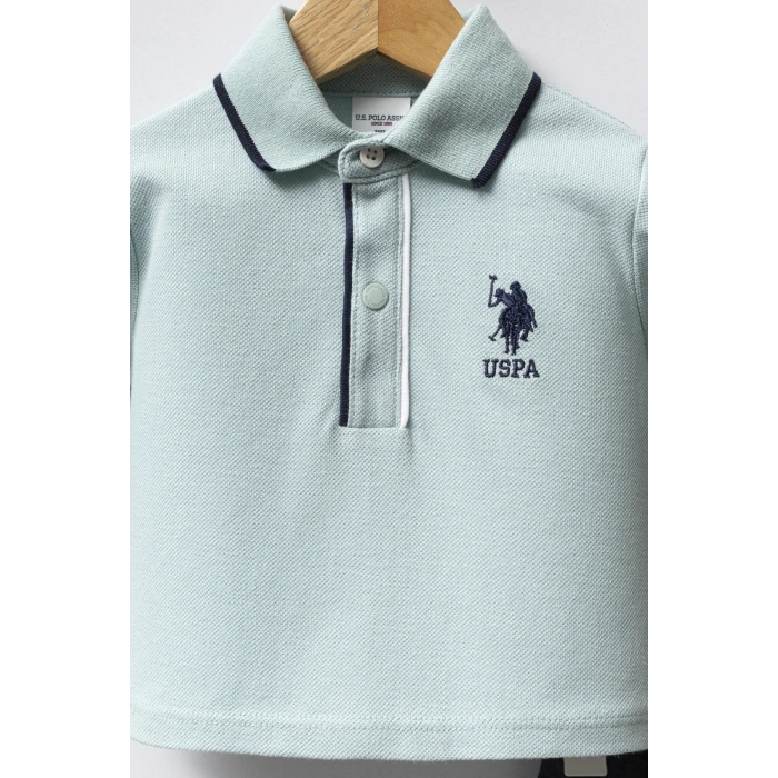 U.S.POLO ASSN ERKEK BEBEK 2 Lİ TAKIM - SU YEŞİLİ