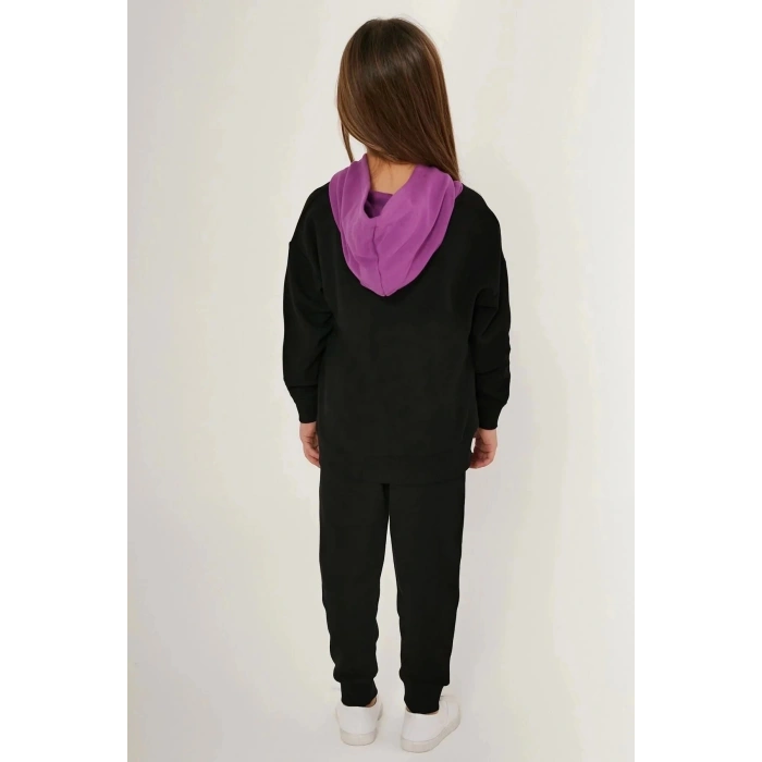 KIZ ÇOCUK EŞOFMAN TAKIM - SİYAH