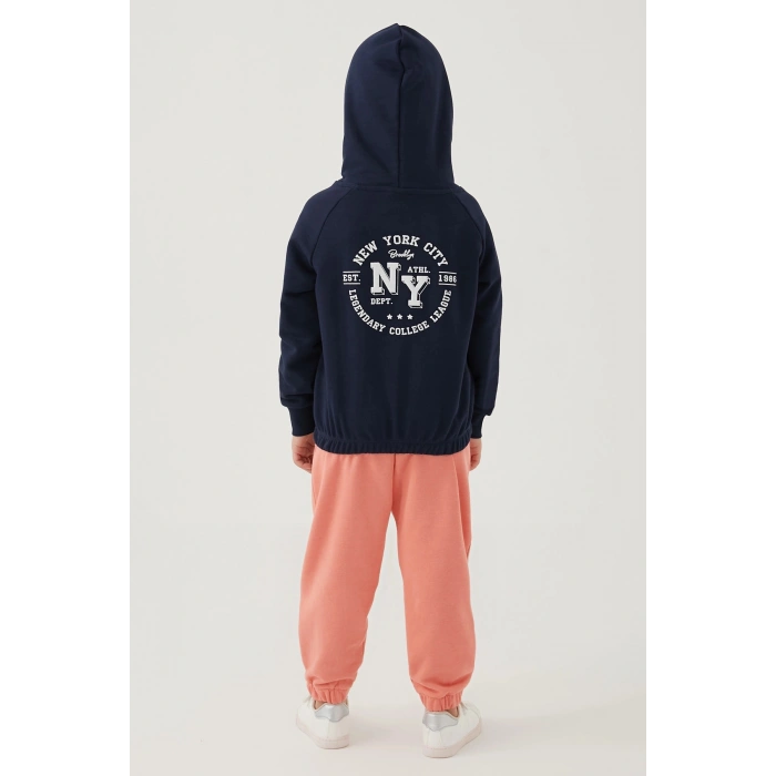 KIZ ÇOCUK EŞOFMAN TAKIM - LACİVERT