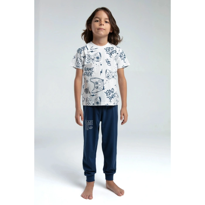 ERKEK ÇOCUK İKİLİ TAKIM - Beyaz