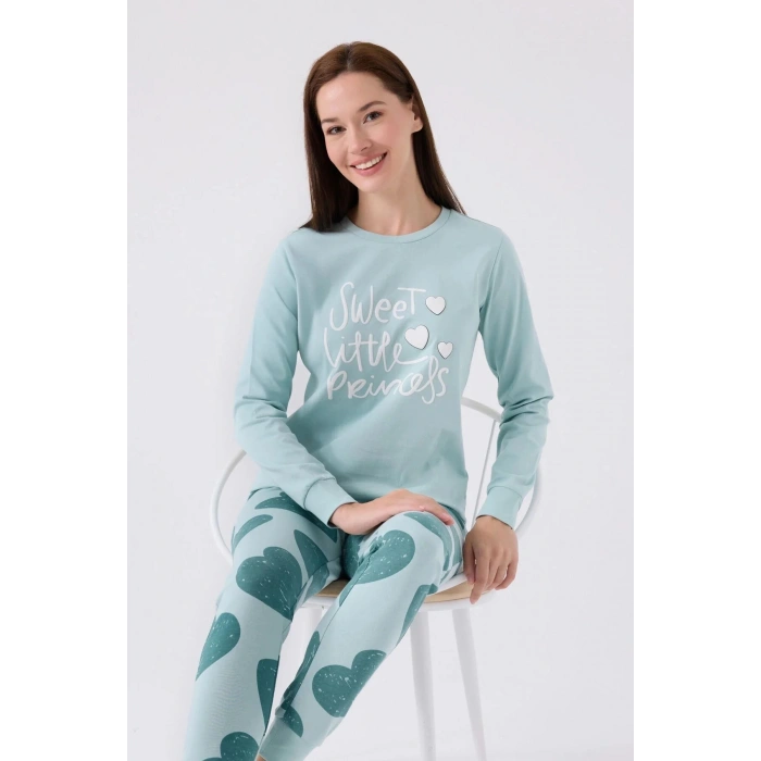 ANNE KIZ İKİLİ TAKIM - SU YEŞİLİ