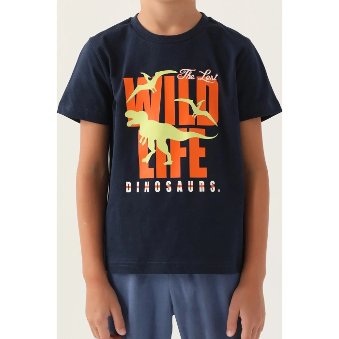 ERKEK ÇOCUK KAPRİ TAKIM - LACİVERT