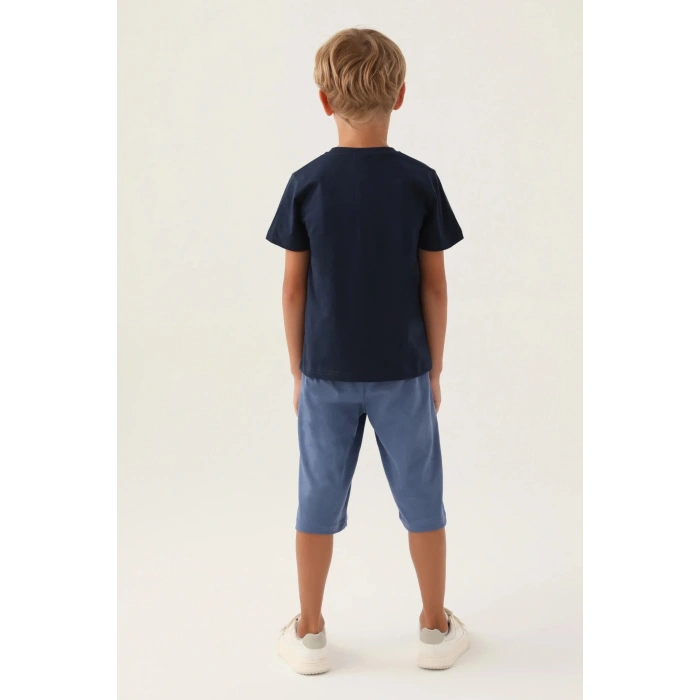 ERKEK ÇOCUK KAPRİ TAKIM - LACİVERT