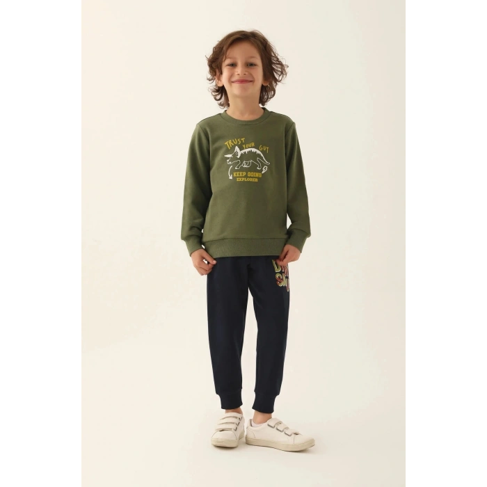 ERKEK ÇOCUK EŞOFMAN TAKIM - HAKİ