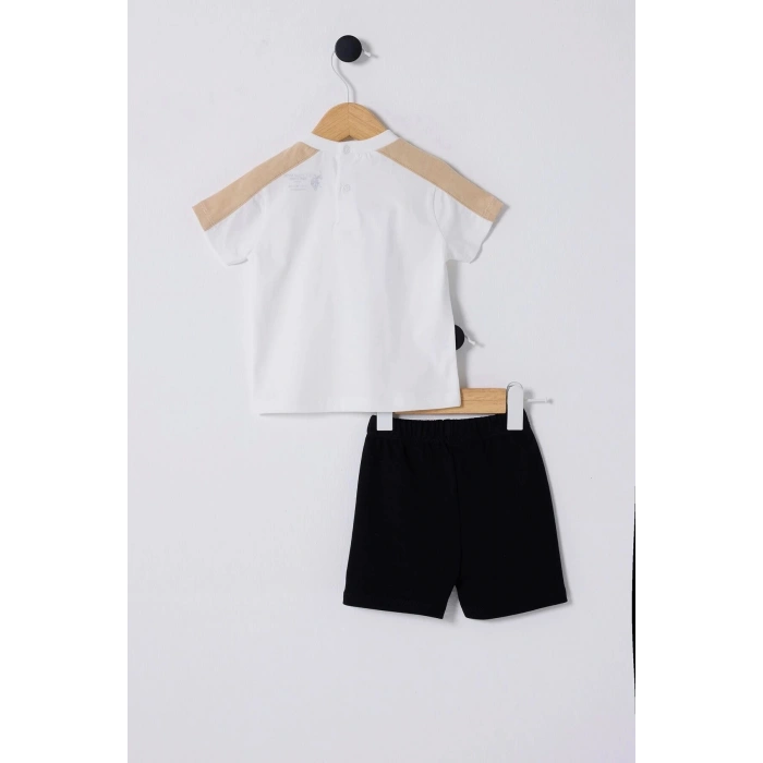 U.S POLO ASSN ERKEK BEBEK 2Lİ TAKIM - BEYAZ/BEJ