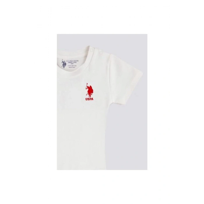 KIZ BEBEK KISA KOL BODY - BEYAZ