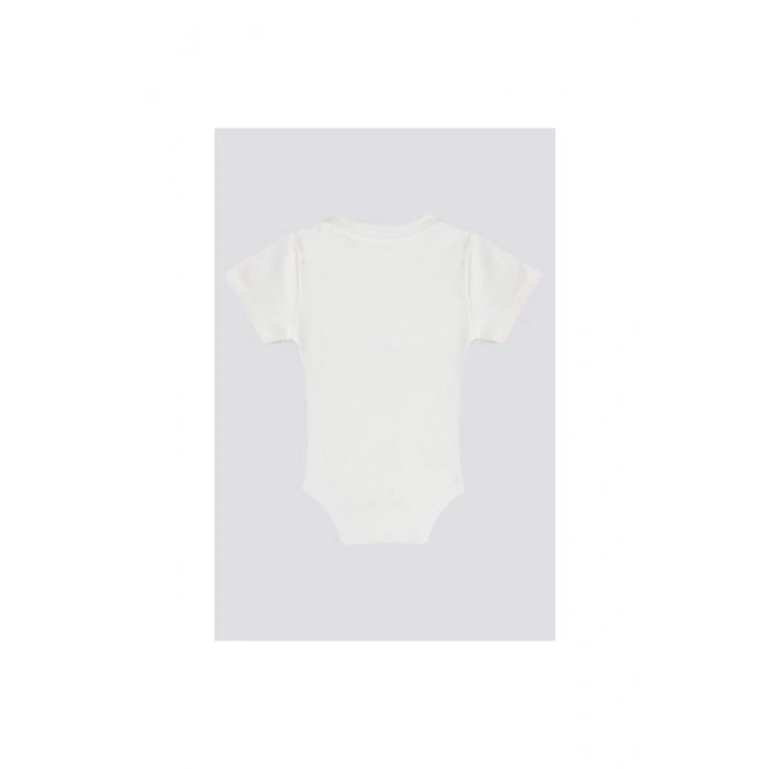 KIZ BEBEK KISA KOL BODY - BEYAZ
