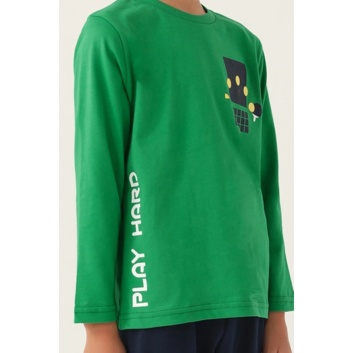 ERKEK ÇOCUK İKİLİ TAKIM - ELMA YEŞİLİ