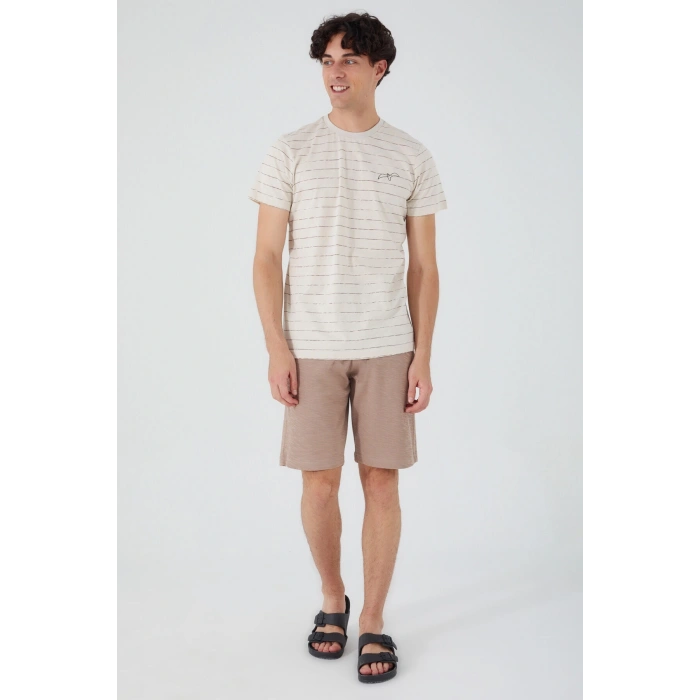 ARNETTA ERKEK BERMUDA TAKIM - BEJ