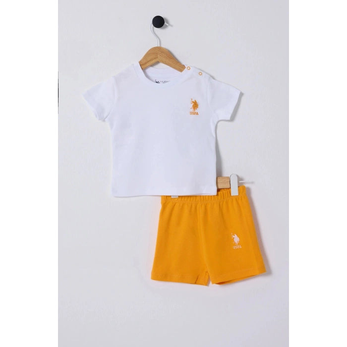 U.S.POLO ASSN. ERKEK BEBEK 2Lİ TAKIM - Beyaz