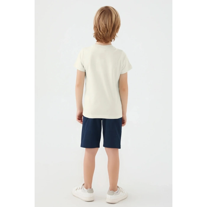 ERKEK ÇOCUK BERMUDA TAKIM - PETROL