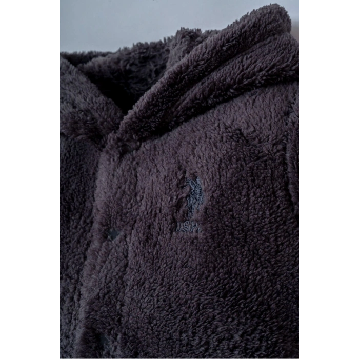 U.S.POLO ERKEK BEBEK WELSOFT 2Lİ TAKIM - KOYU GRİ