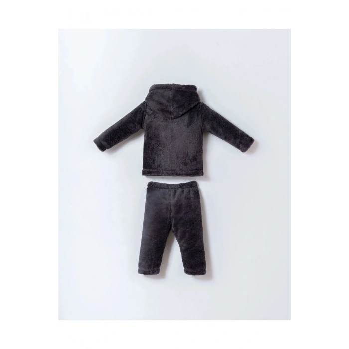 U.S.POLO ERKEK BEBEK WELSOFT 2Lİ TAKIM - KOYU GRİ