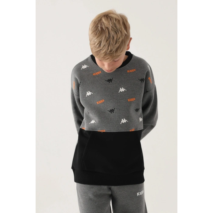 KAPPA ERKEK ÇOCUK SWEATSHIRT - MELANJ