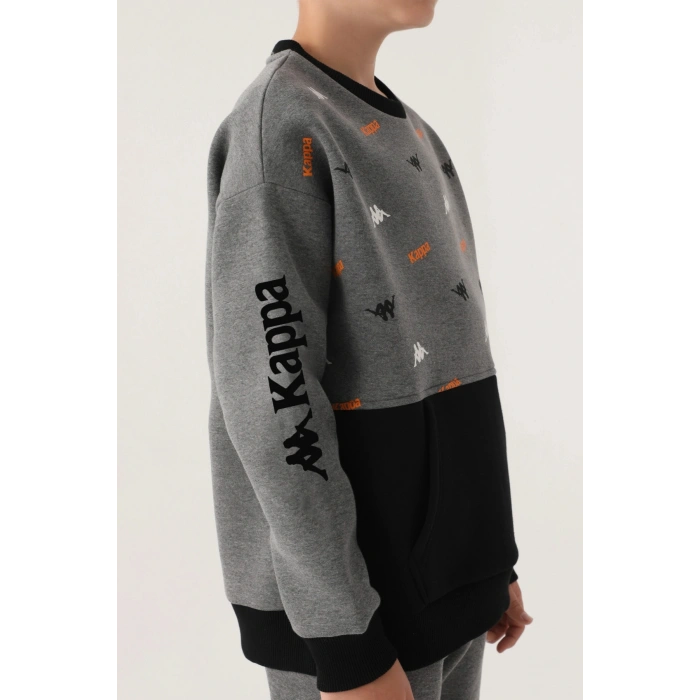 KAPPA ERKEK ÇOCUK SWEATSHIRT - MELANJ