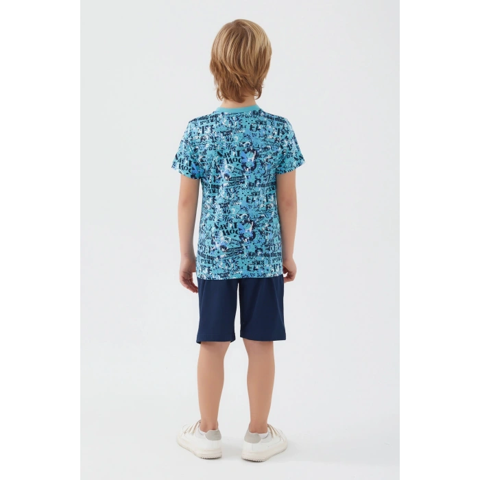 ERKEK ÇOCUK BERMUDA TAKIM - CAM GÖBEĞİ