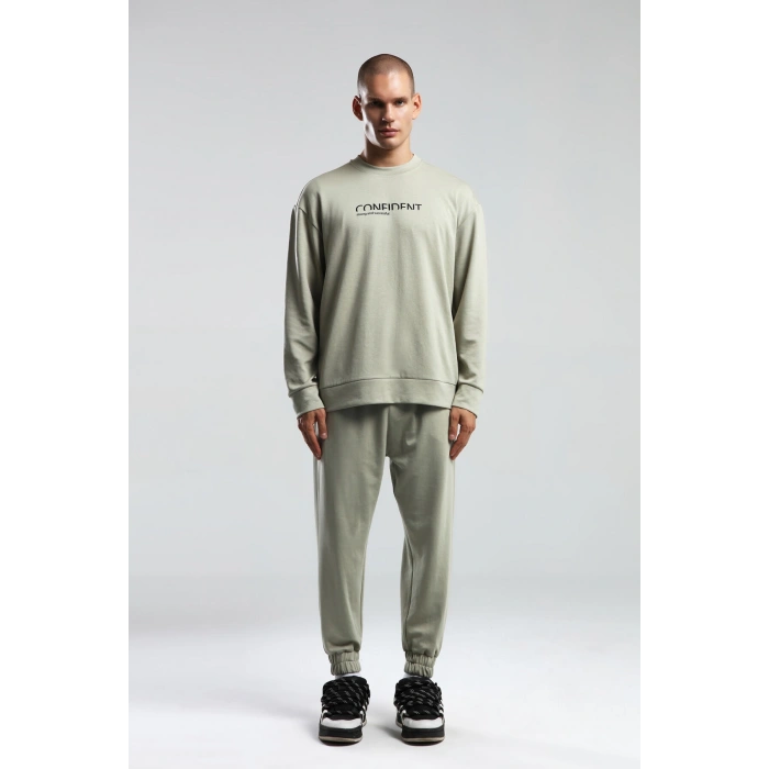 Benmanaj Erkek Haki Sweatshirt - HAKİ