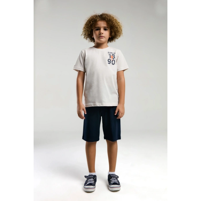 ERKEK GARSON BERMUDA TAKIM - TAŞ