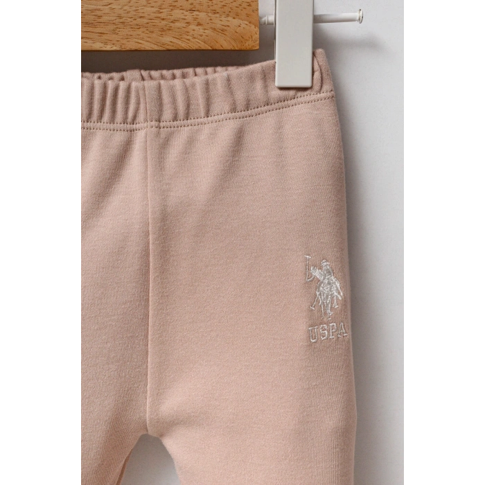 U.S.POLO ASSN KIZ BEBEK 2Lİ TAKIM - Beyaz