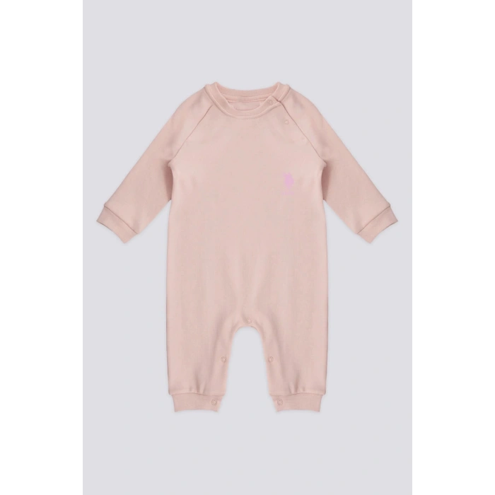 KIZ BEBEK PATİKSİZ TULUM - TOZ PEMBE