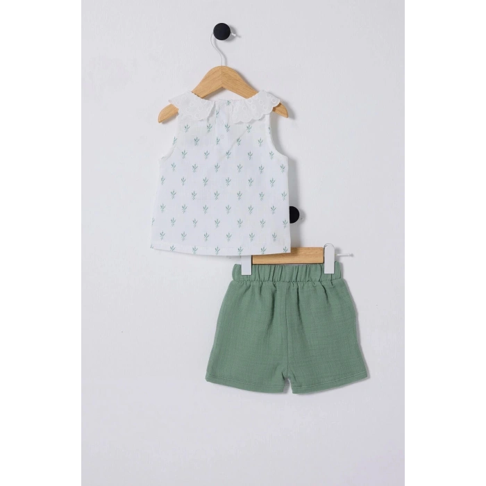 U.S.POLO ASSN. KIZ BEBEK 2Lİ TAKIM - Beyaz