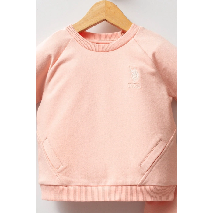 U.S.POLO ASSN KIZ BEBEK TAKIMI - AÇIK SOMON