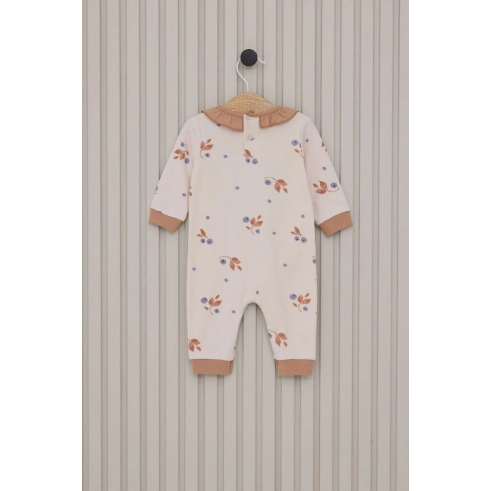 US POLO KIZ BEBEK UZUN KOLLU PATİKSİZ TULUM - AÇIK BEJ