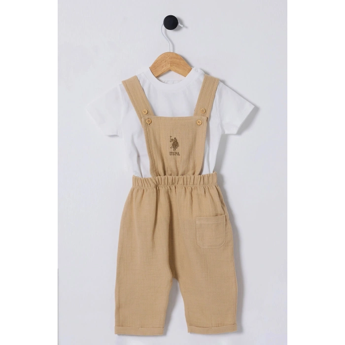 U.S POLO ASSN ERKEK BEBEK 2Lİ TAKIM - BEJ