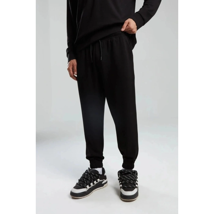 Benmanaj Erkek Lacivert Jogger Eşofman Altı - SİYAH