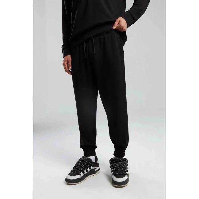 Benmanaj Erkek Lacivert Jogger Eşofman Altı - SİYAH