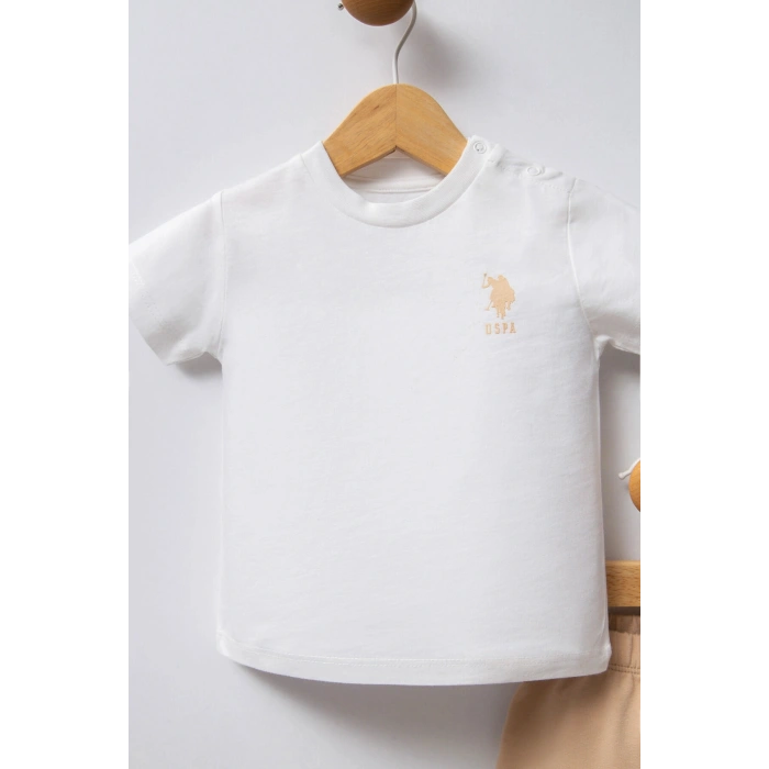 U.S POLO ASSN ERKEK BEBEK 3LÜ TAKIM - BEJ