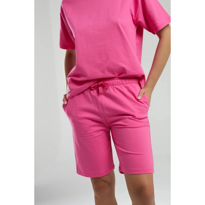 ANNE KIZ BERMUDA TAKIM - AÇIK FUŞYA