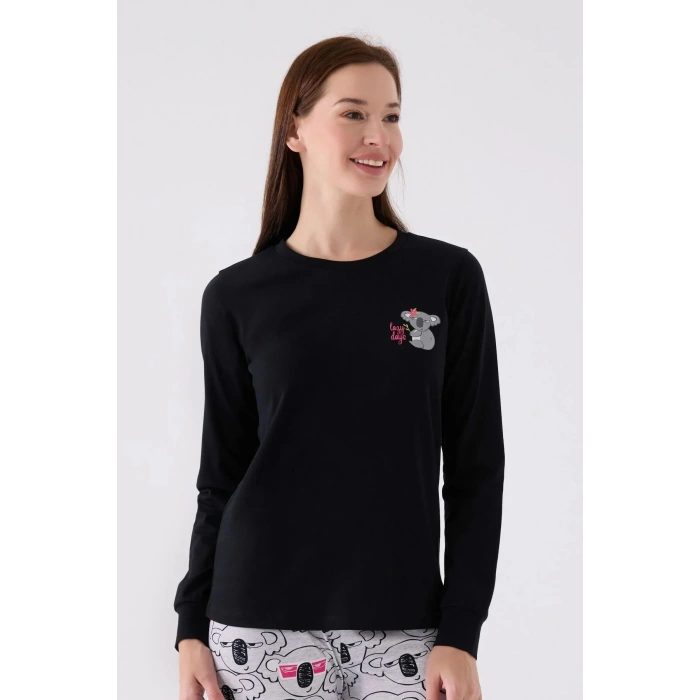 ANNE KIZ İKİLİ TAKIM - SİYAH