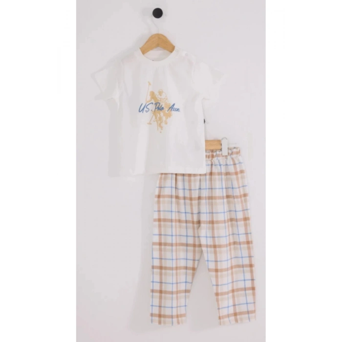 U.S.POLO ERKEK BEBEK 2Lİ TAKIM - Beyaz