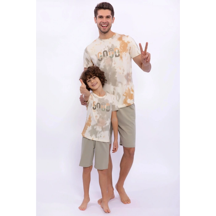 ARNETTA BABA OĞUL BERMUDA TAKIM - FİL DİŞİ