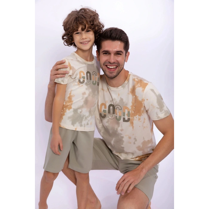 ARNETTA BABA OĞUL BERMUDA TAKIM - FİL DİŞİ