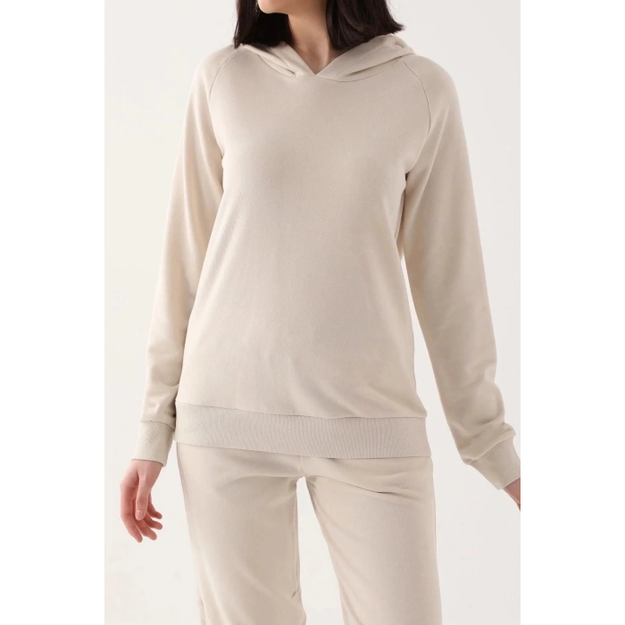 ARNETTA KADIN EŞOFMAN TAKIM - BEJ