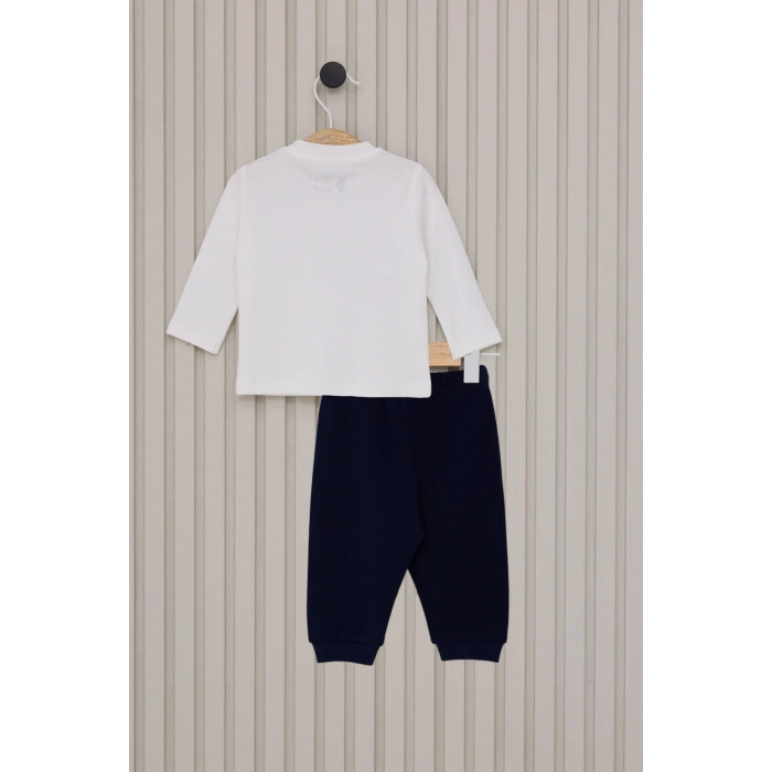 US POLO ERKEK BEBEK 2LI TAKIM - KREM SAX