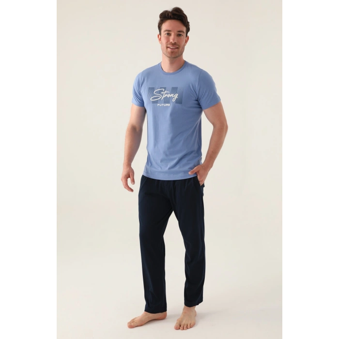 ARNETTA ERKEK İKİLİ TAKIM - AÇIK İNDİGO
