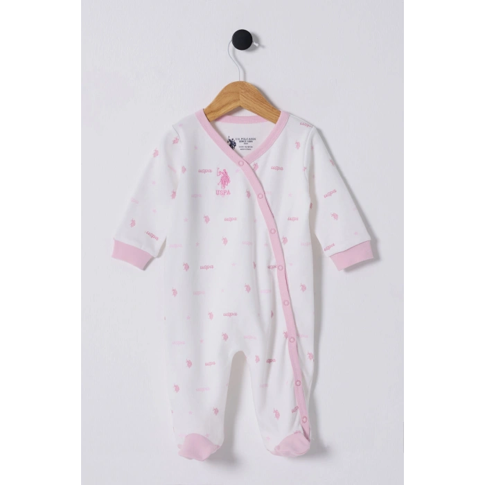 U.S.POLO ASSN KIZ BEBEK PATİKLİ TULUM - Beyaz
